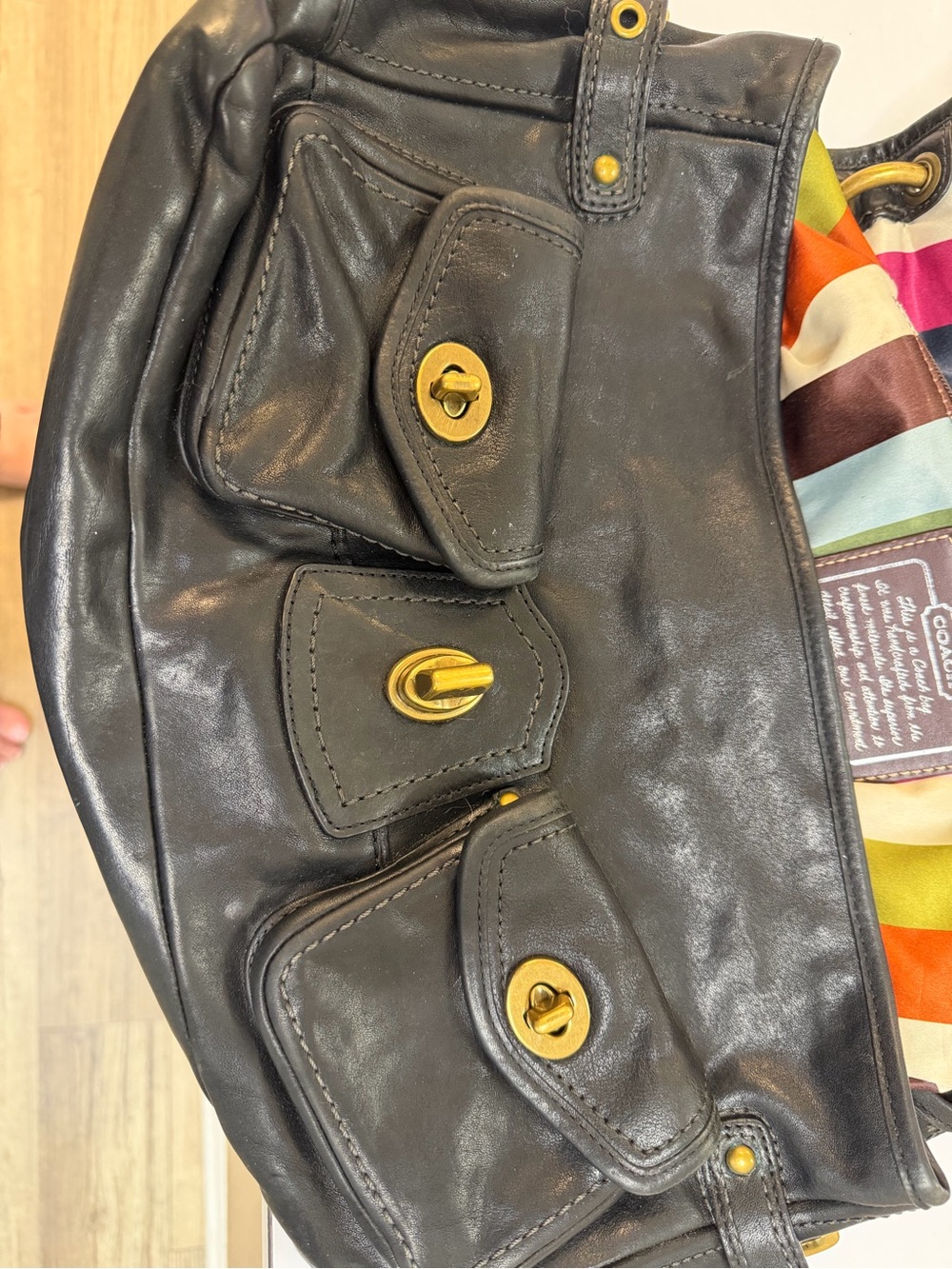 Vintage COACH Leigh 65th
Anniversary Legacy Shoulder
Bag - Picture 8 of 10